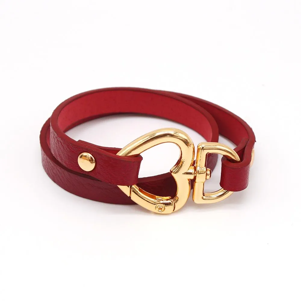 Fashion Ethnic Women Geometric Girl Trendy Print Wide Leather Bracelets