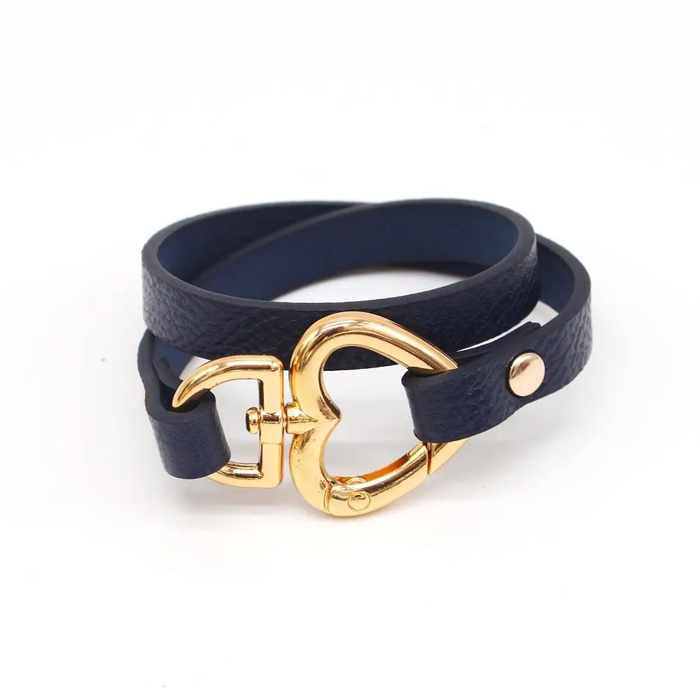 Fashion Ethnic Women Geometric Girl Trendy Print Wide Leather Bracelets