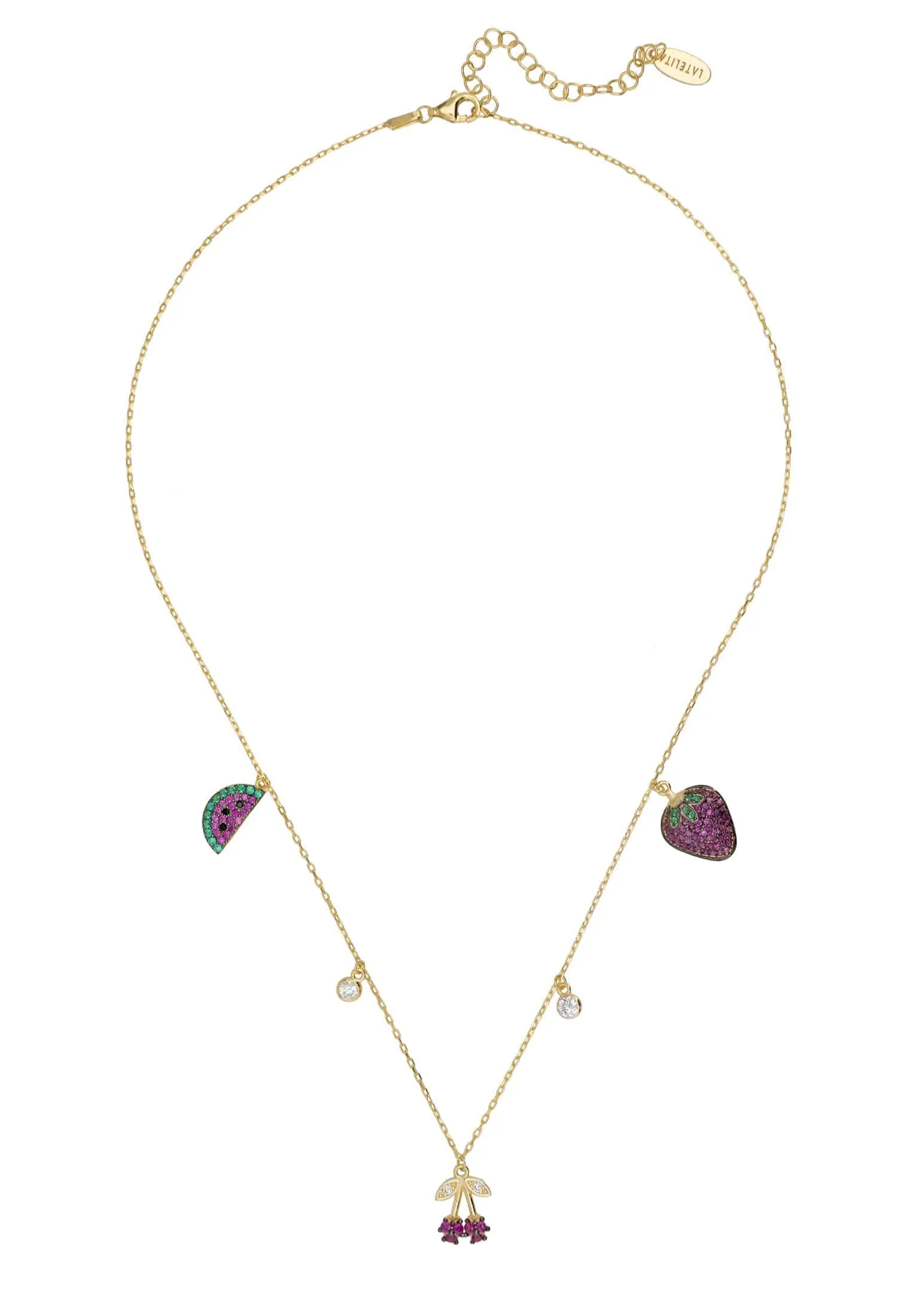 Feeling Fruity Choker Necklace Gold