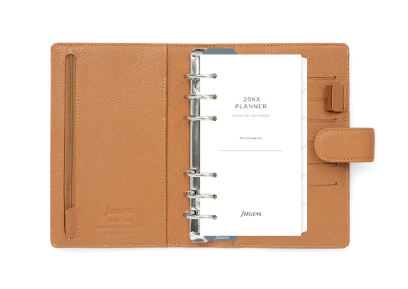 Filofax Planner Norfolk Personal - Almond