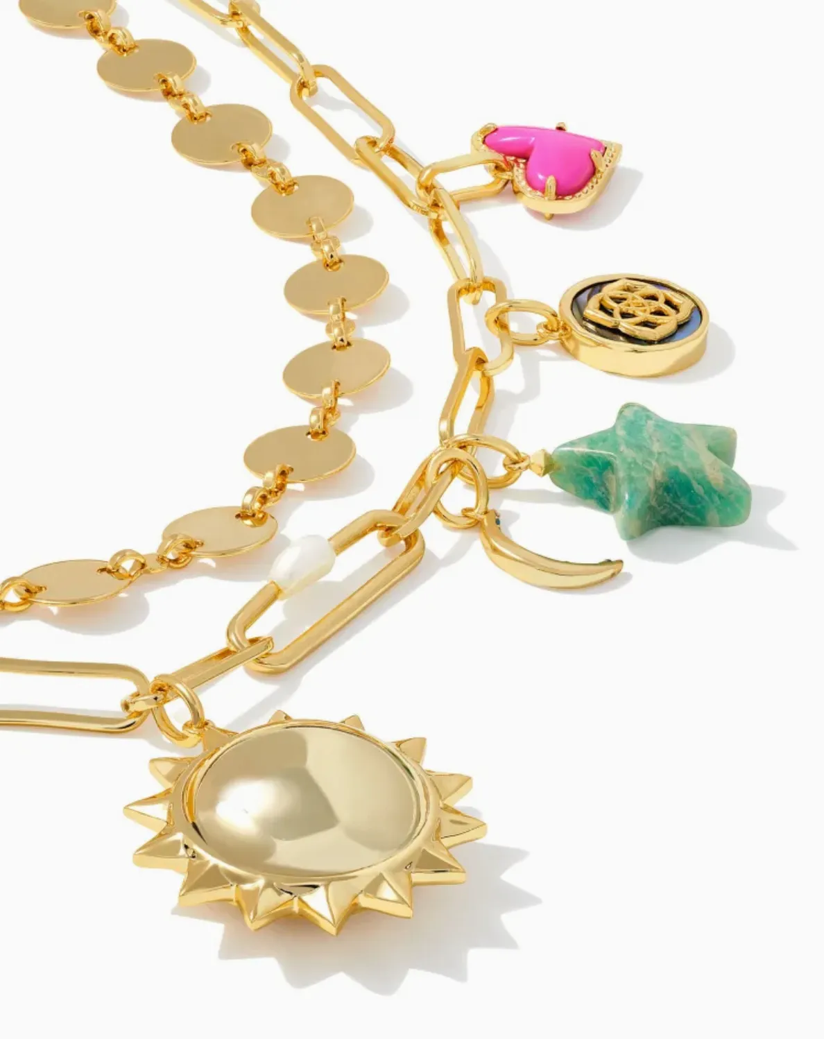 Frankie Charm Necklace Multi Mix