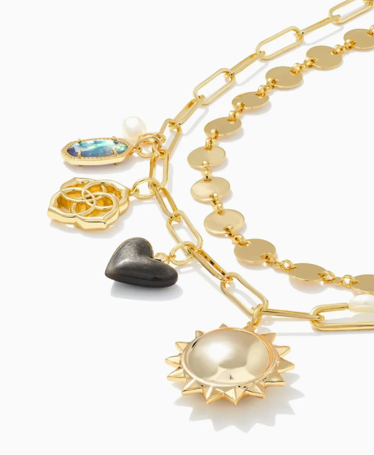 Frankie Charm Necklace Multi Mix
