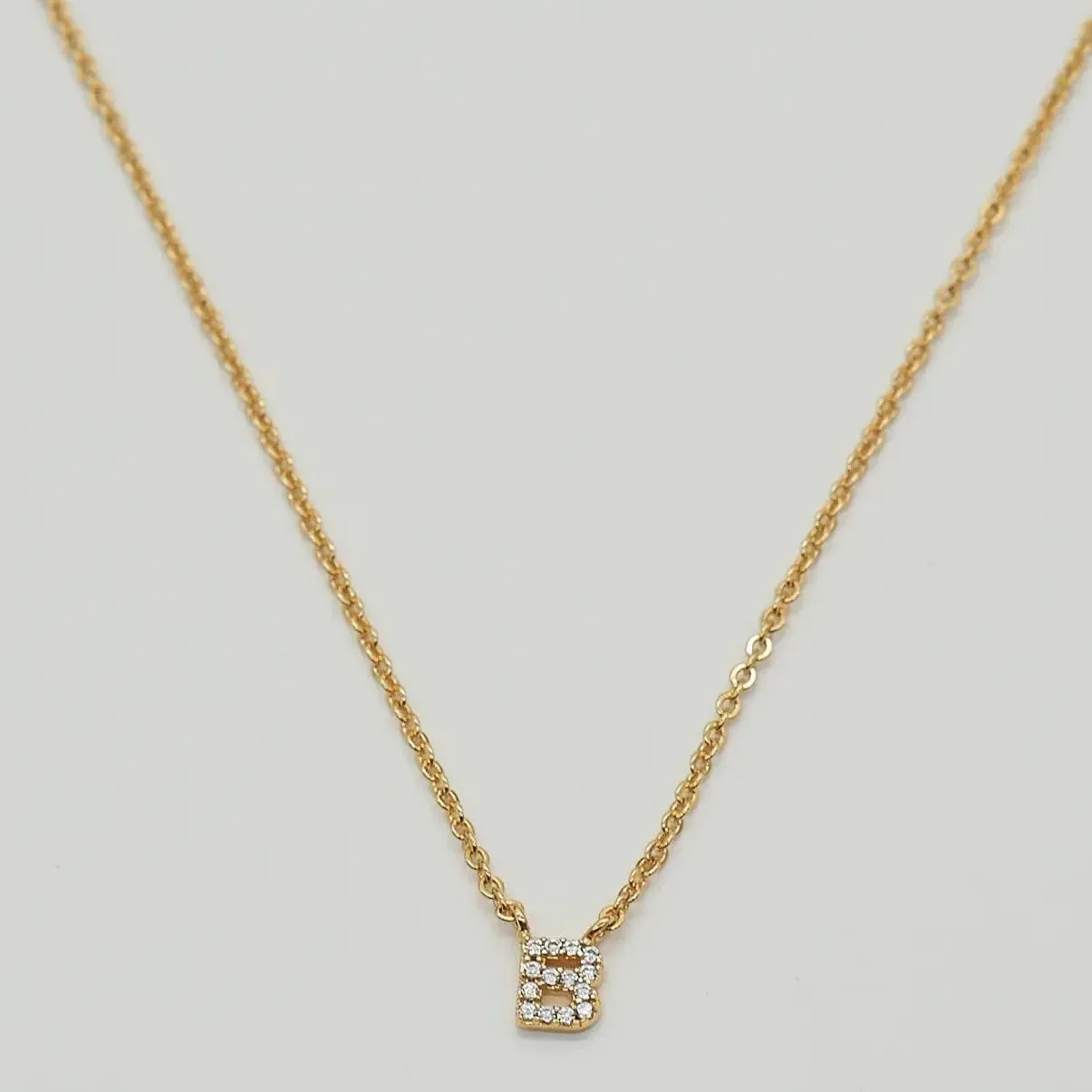 Gala Crystal Mini Initial Necklace Brenda Grands