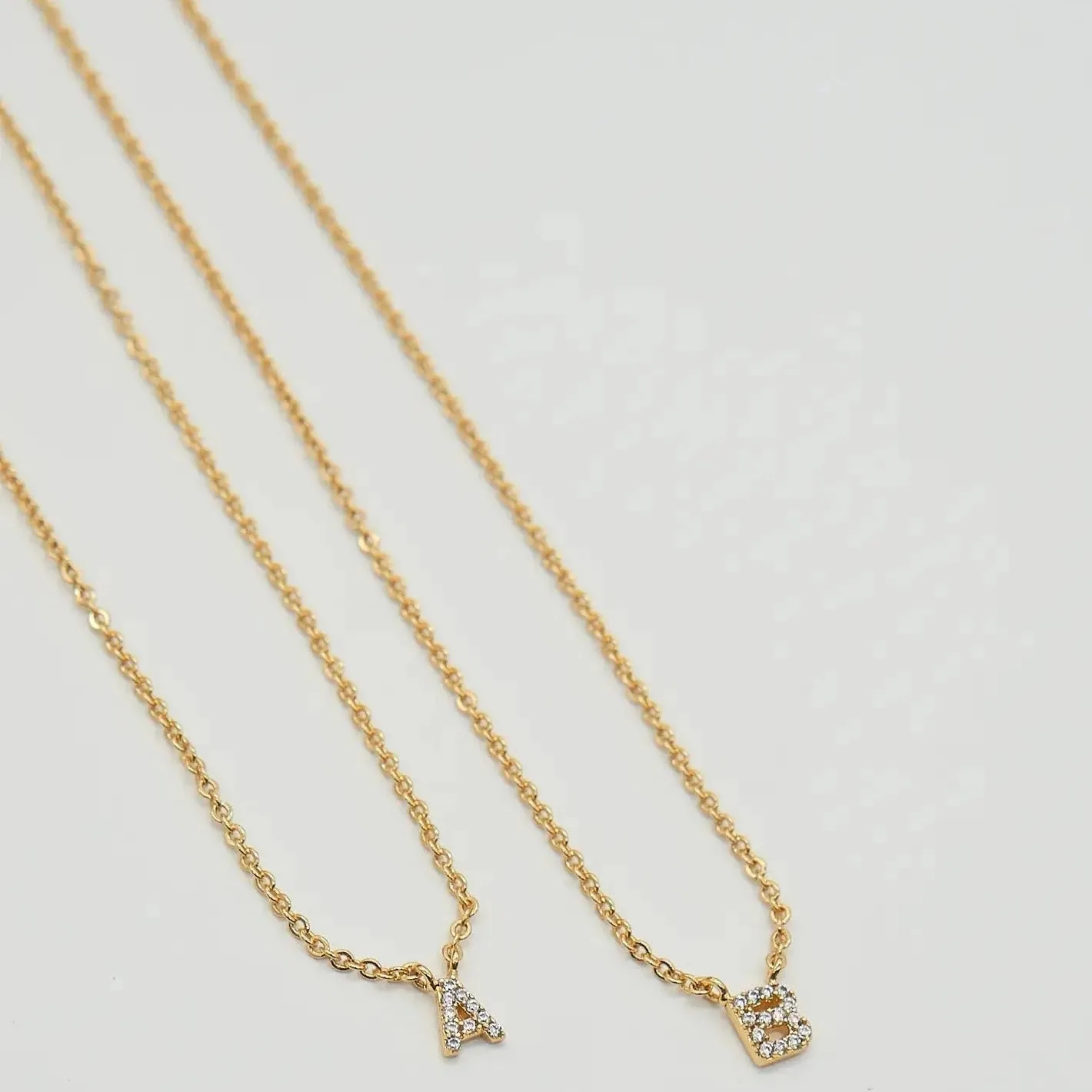 Gala Crystal Mini Initial Necklace Brenda Grands
