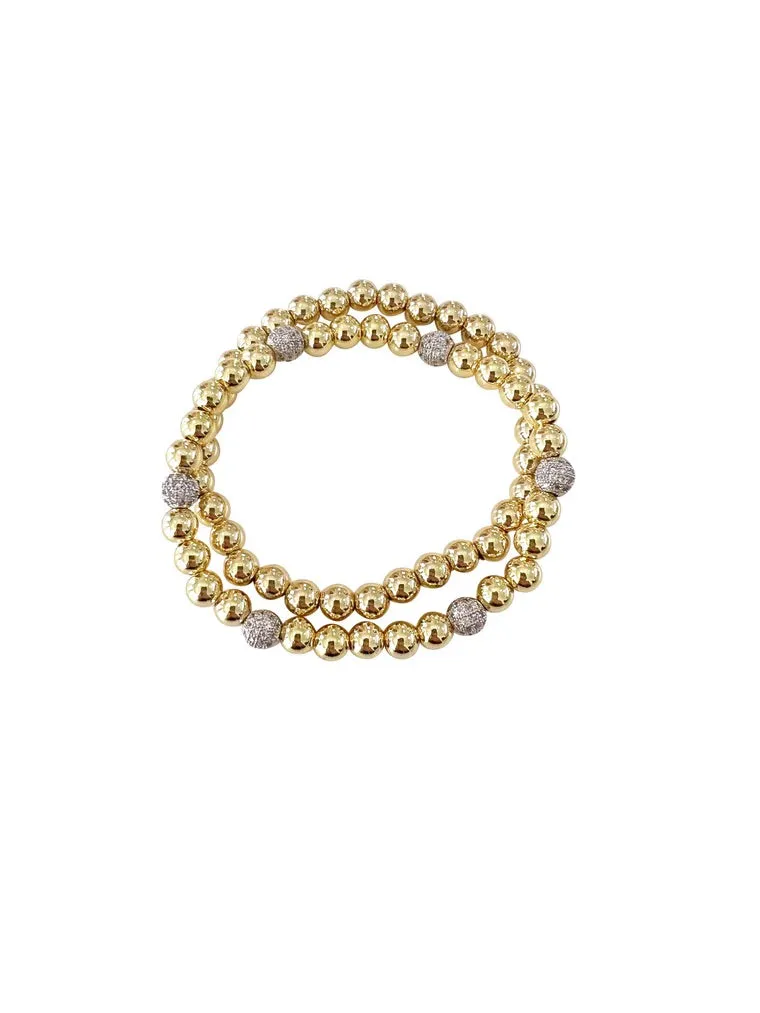 Gemelli Triple Small Stack Bracelet