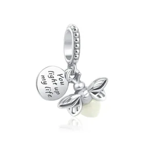 Glow-in-the-dark Firefly Dangle Charm