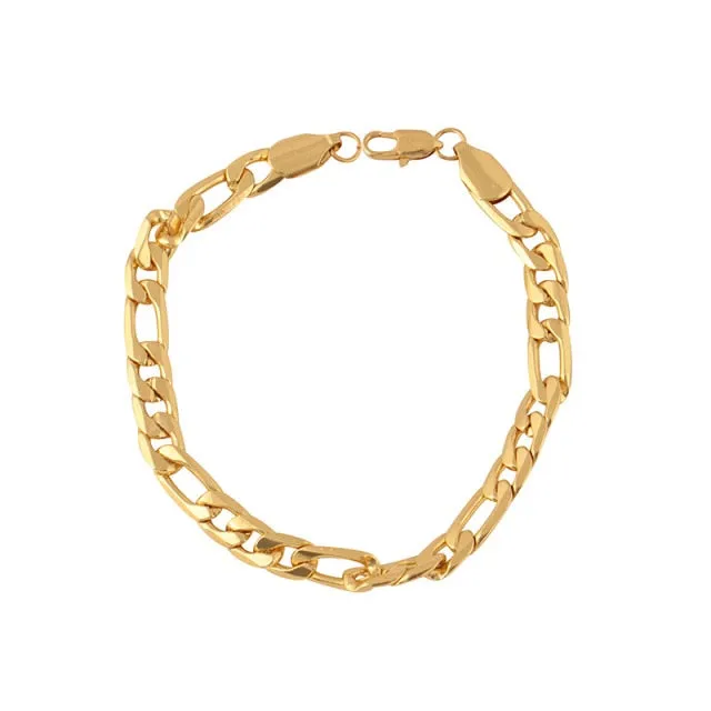 gold Bracelets geometry Chain