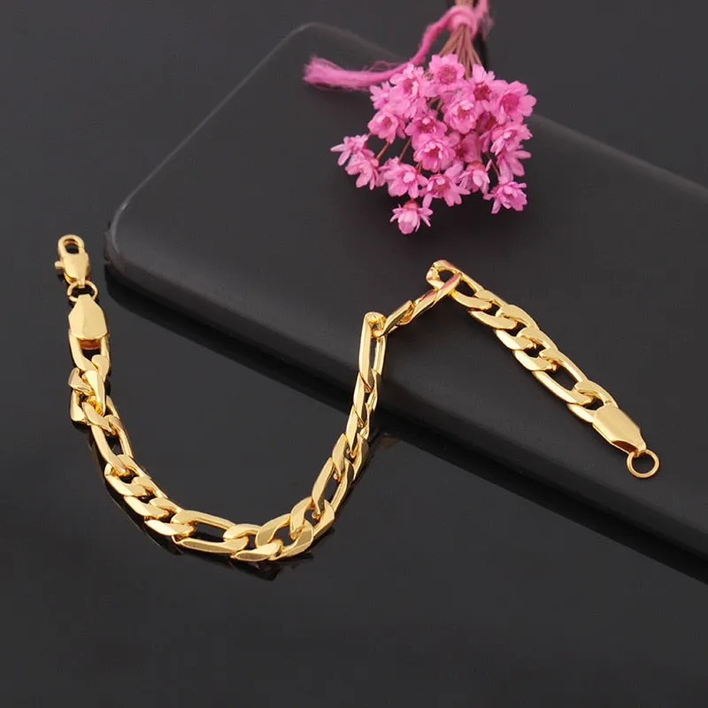 gold Bracelets geometry Chain