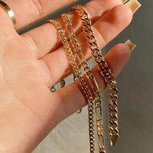 gold Bracelets geometry Chain