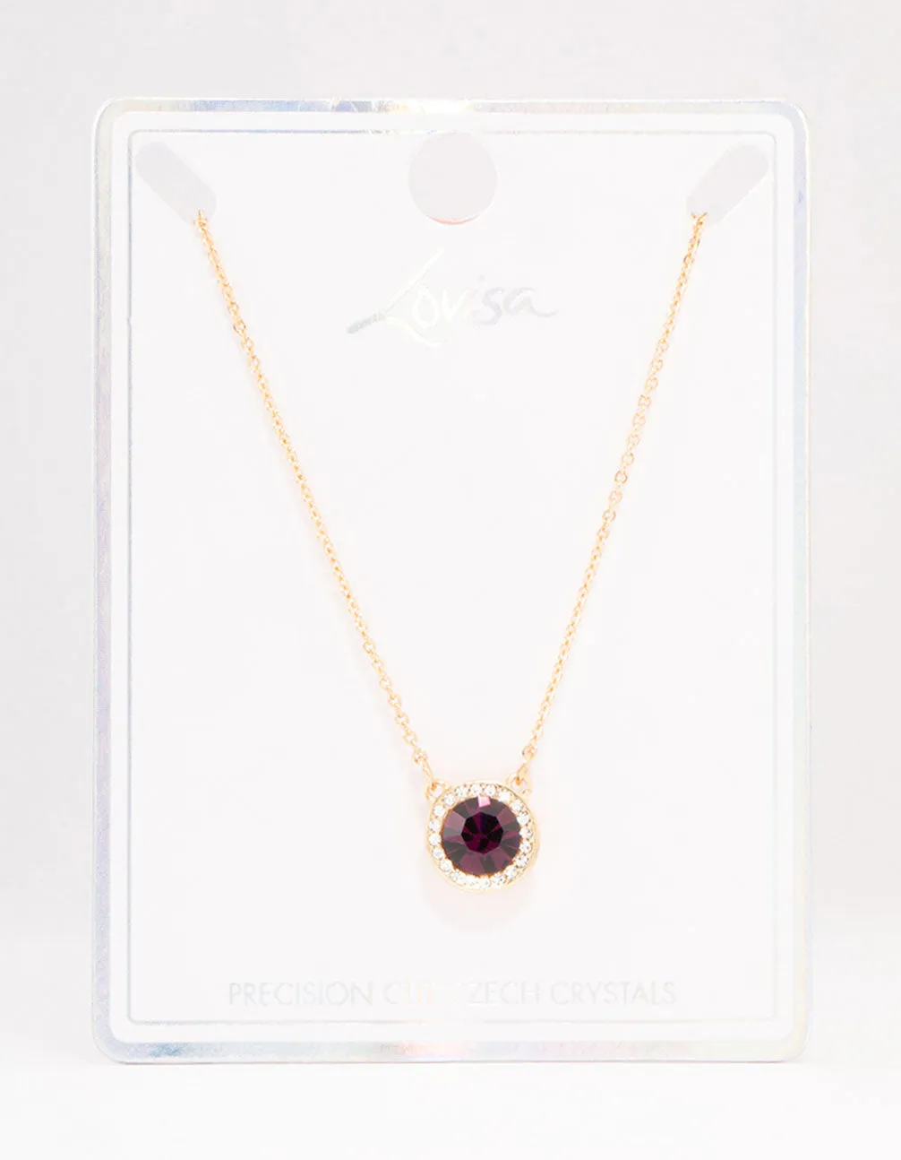 Gold Halo Bohemia  Czech Crystal Necklace