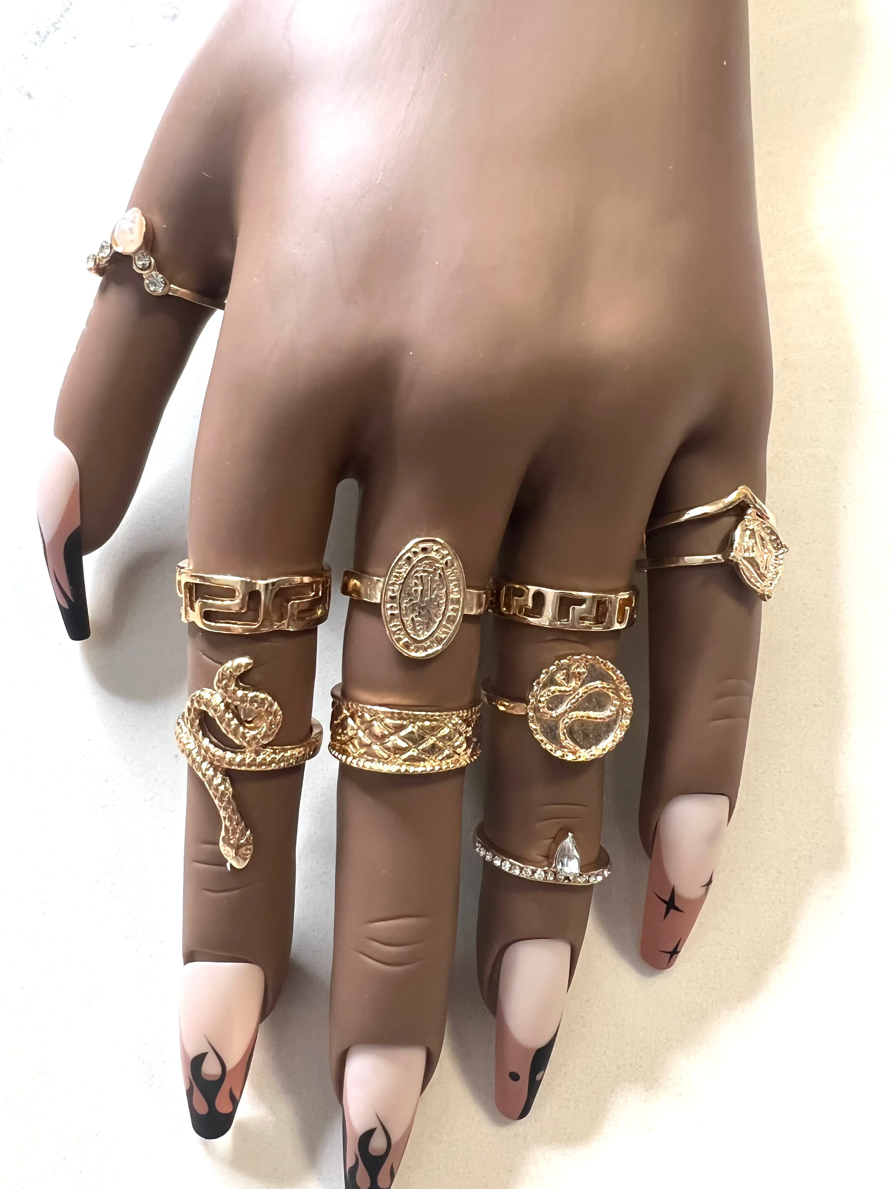 Gold rings