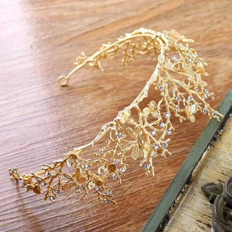 Golden Dragonfly Woodland Gatherer Crown