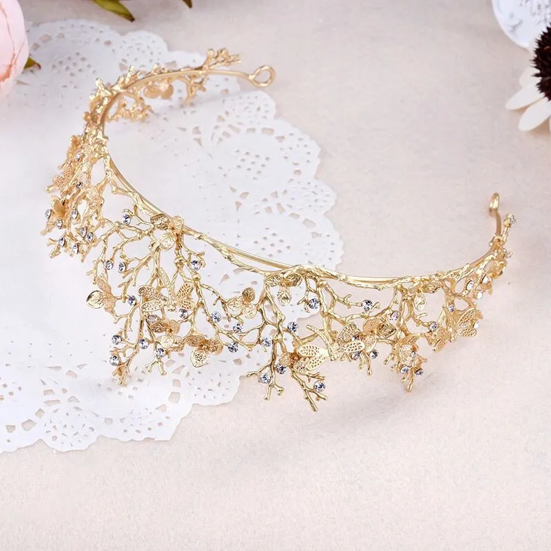 Golden Dragonfly Woodland Gatherer Crown