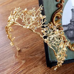Golden Dragonfly Woodland Gatherer Crown