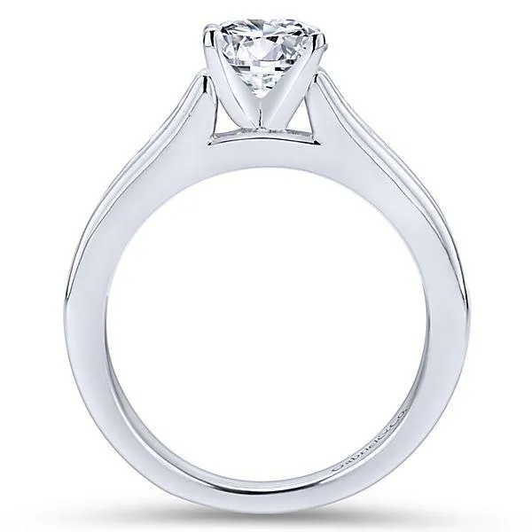 Graduated Channel Set Diamond Ring  .46Cttw 14K White Gold 31A