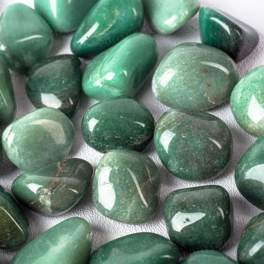 Green Aventurine Crystal Healing Tumble Stone Set