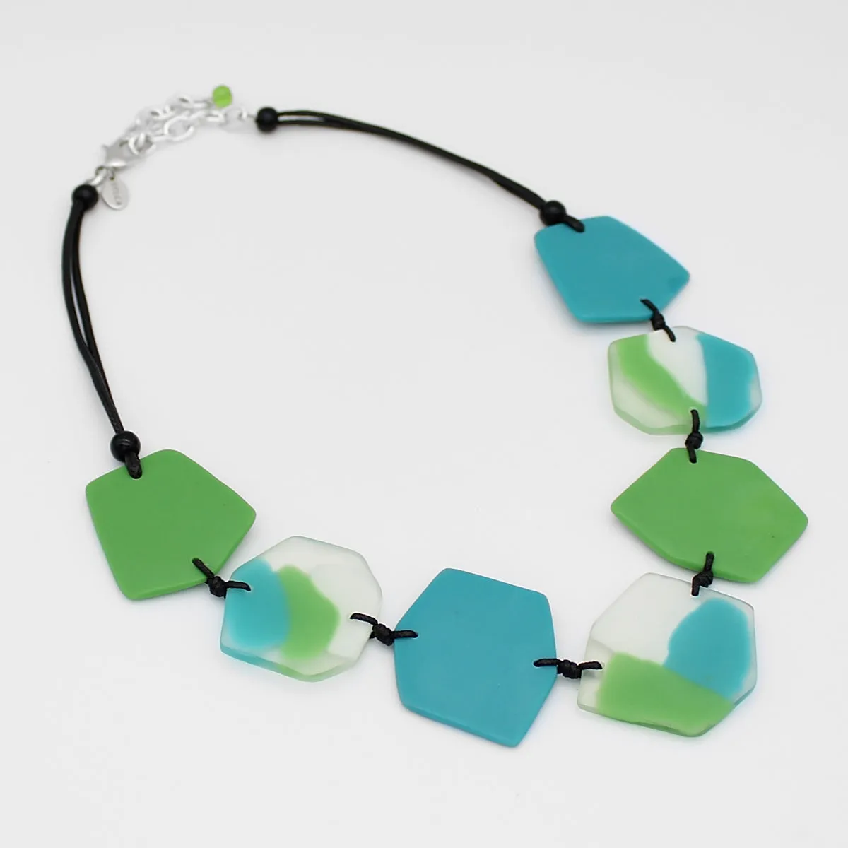Green Nyla Bib Statement Necklace