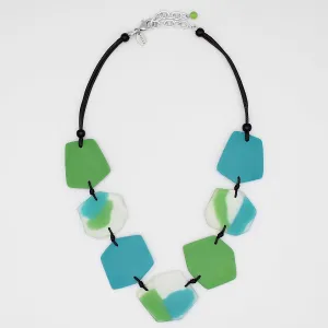 Green Nyla Bib Statement Necklace