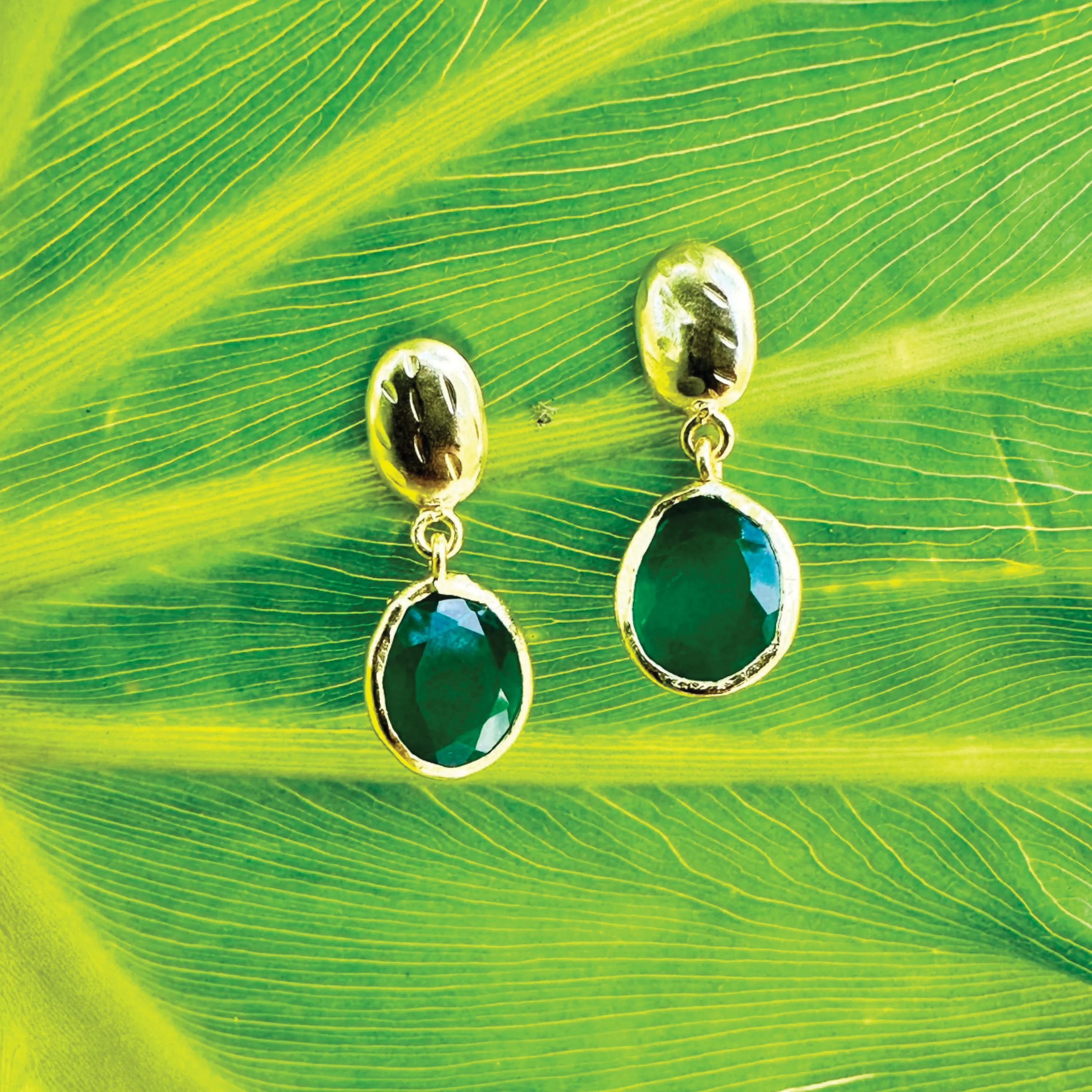 Green Onyx Earth Lover Earrings