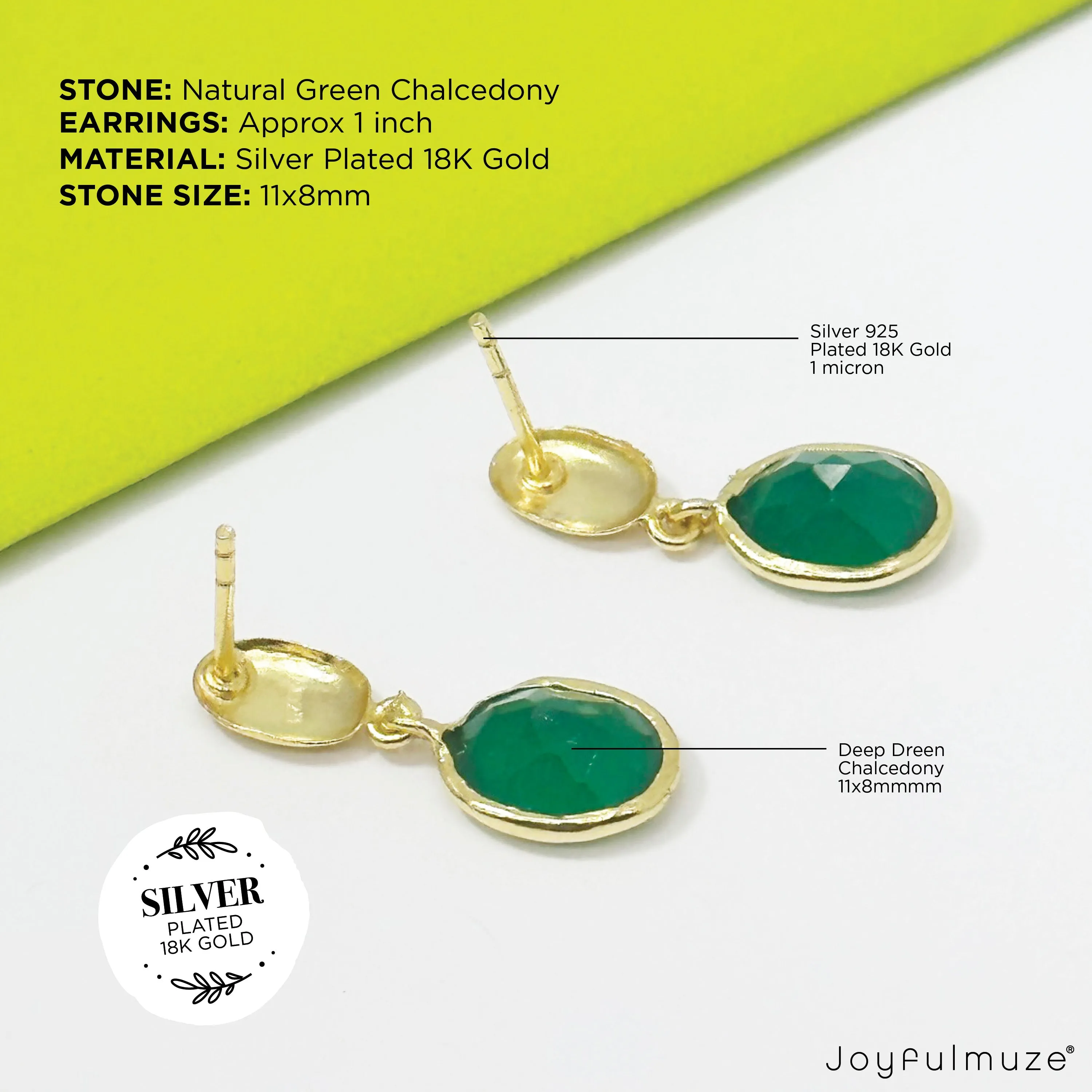 Green Onyx Earth Lover Earrings
