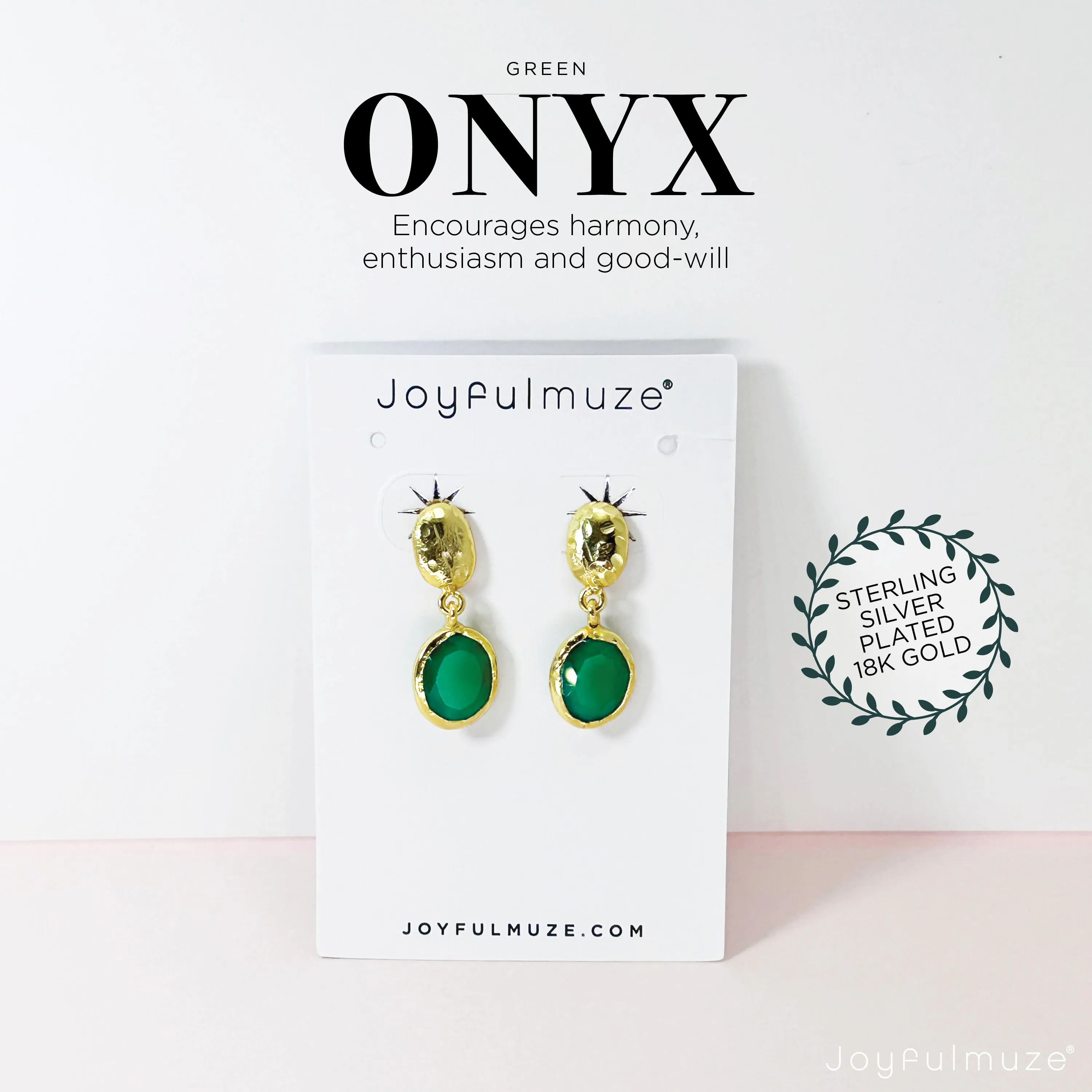 Green Onyx Earth Lover Earrings