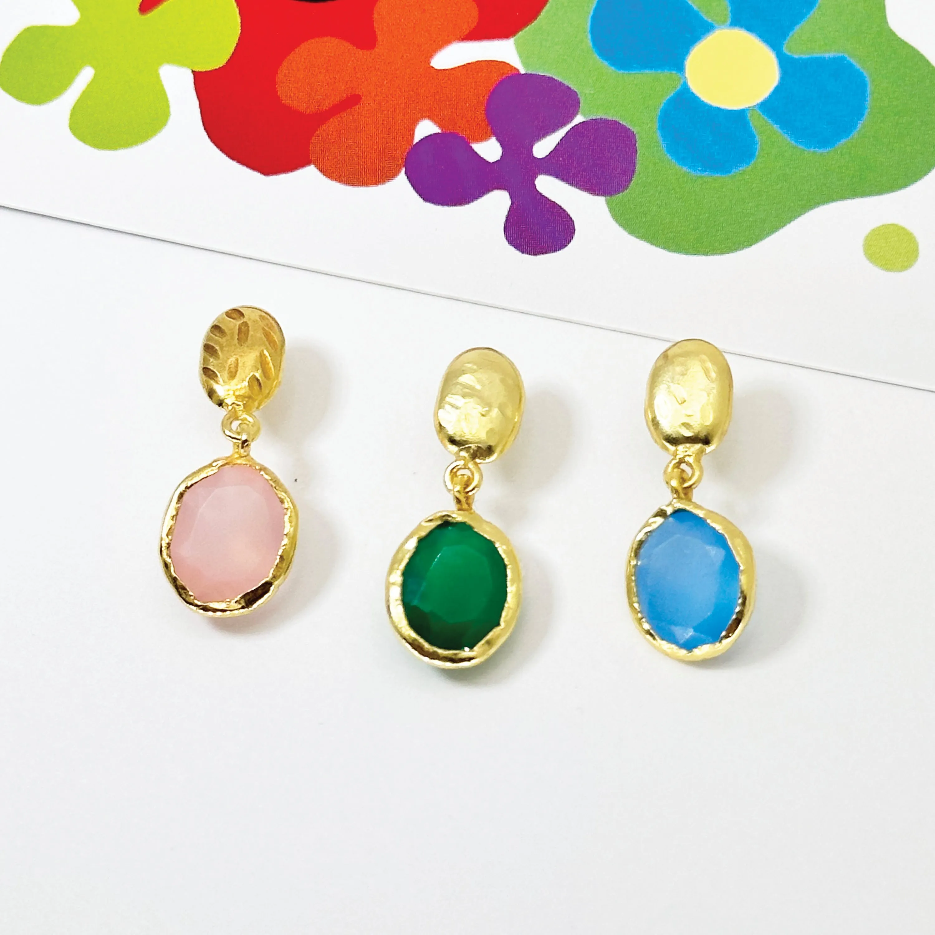 Green Onyx Earth Lover Earrings