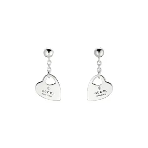 Gucci Trademark Sterling Silver Earrings D