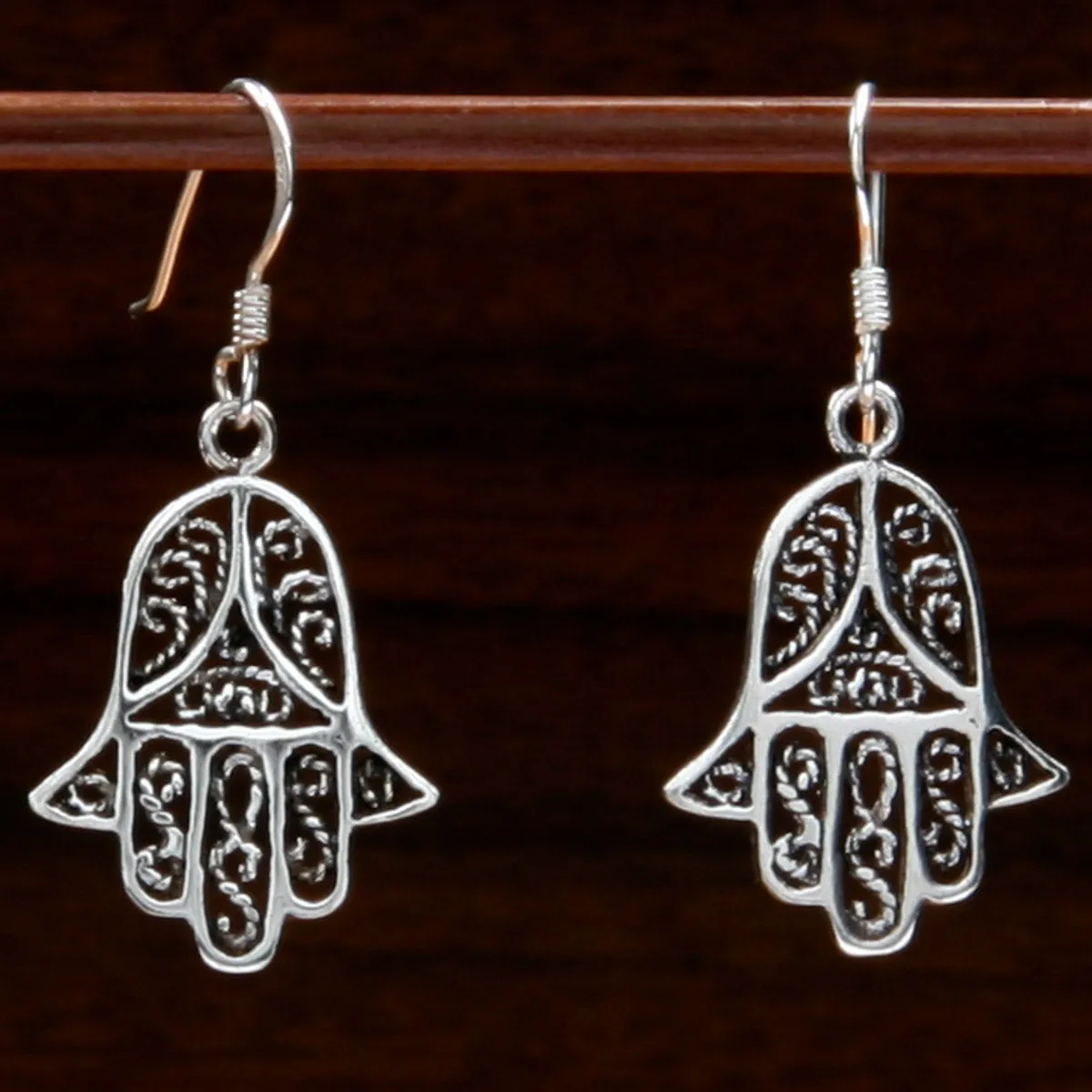 Hamsa Earrings