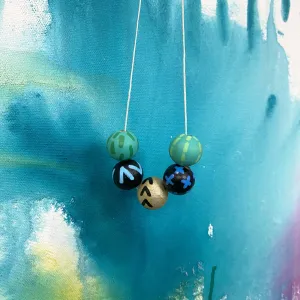 Hand-painted necklace – Kali