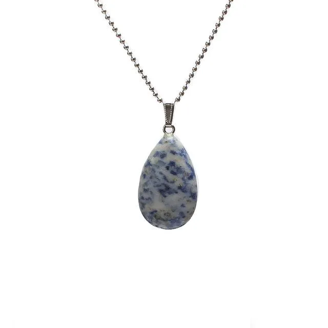 Healing Stone  Water Drop Pendants