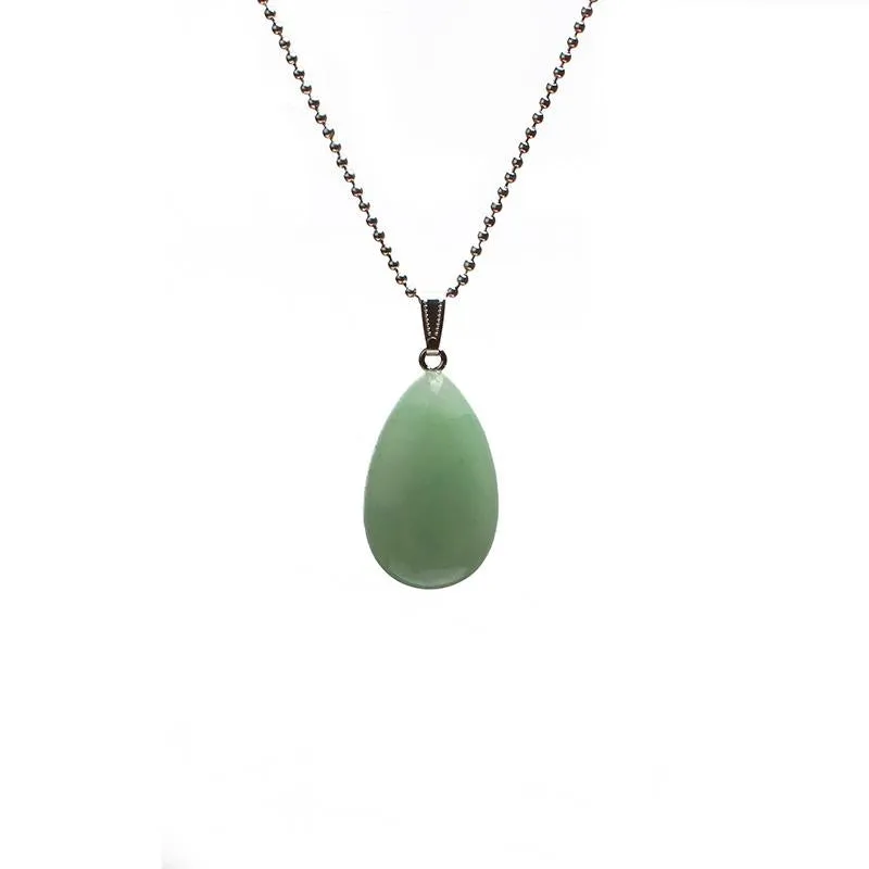 Healing Stone  Water Drop Pendants