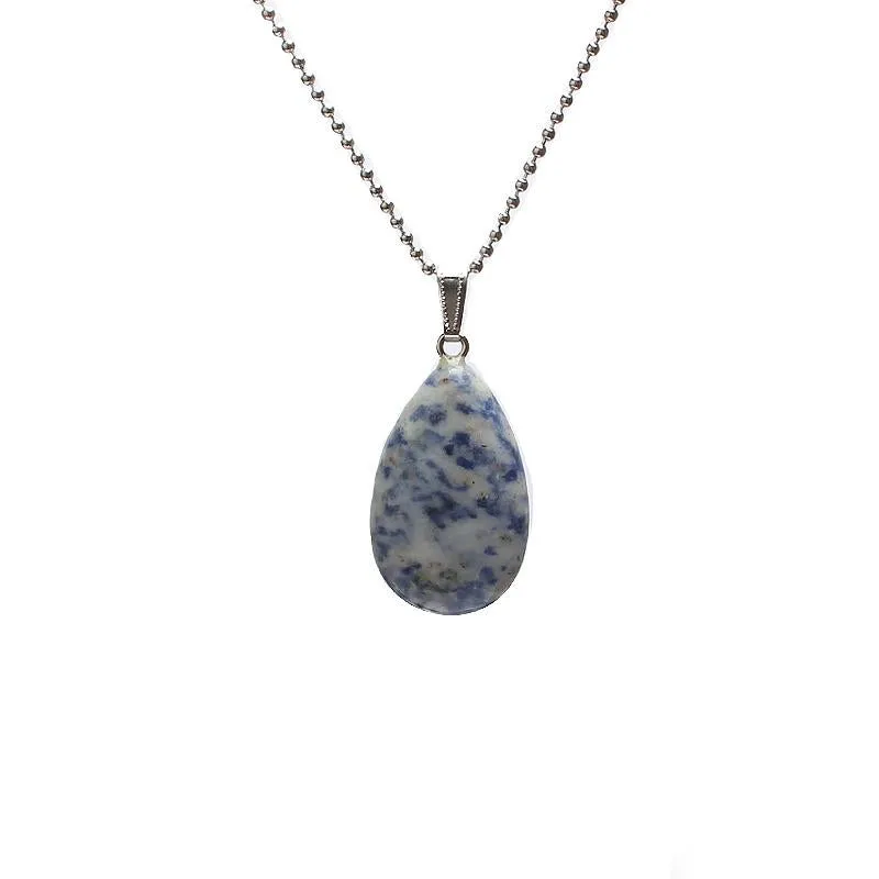 Healing Stone  Water Drop Pendants