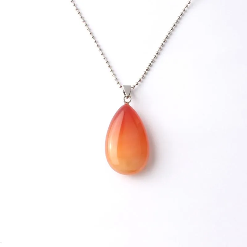 Healing Stone  Water Drop Pendants