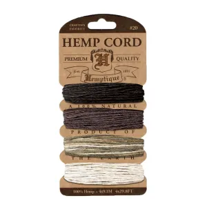 HEMP CORD 20lb SET EARTHY