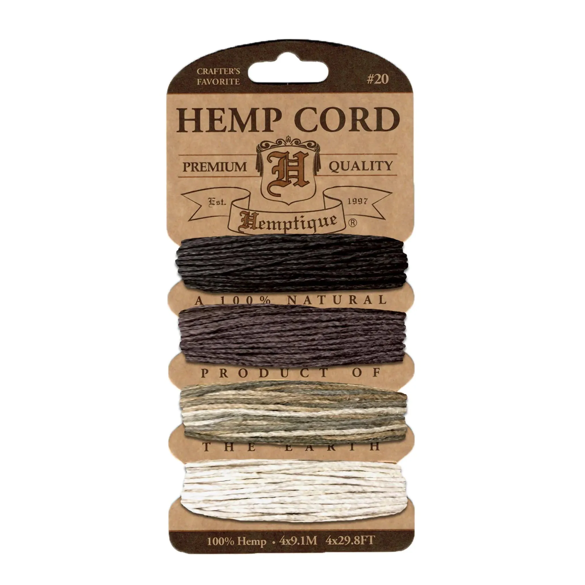 HEMP CORD 20lb SET EARTHY