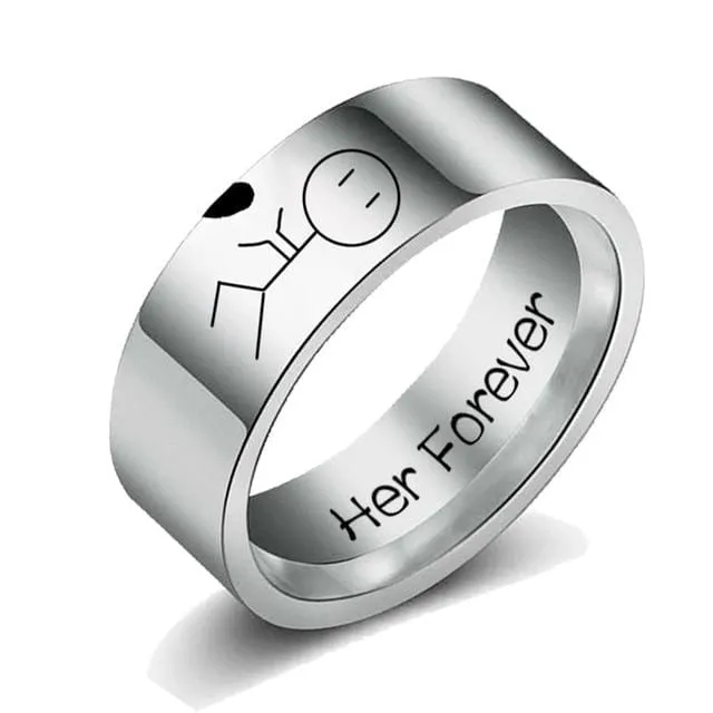 Her forever his always rings