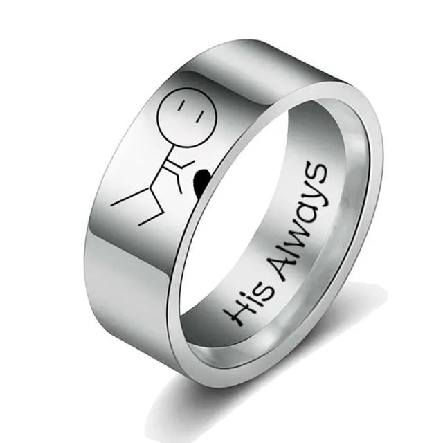 Her forever his always rings