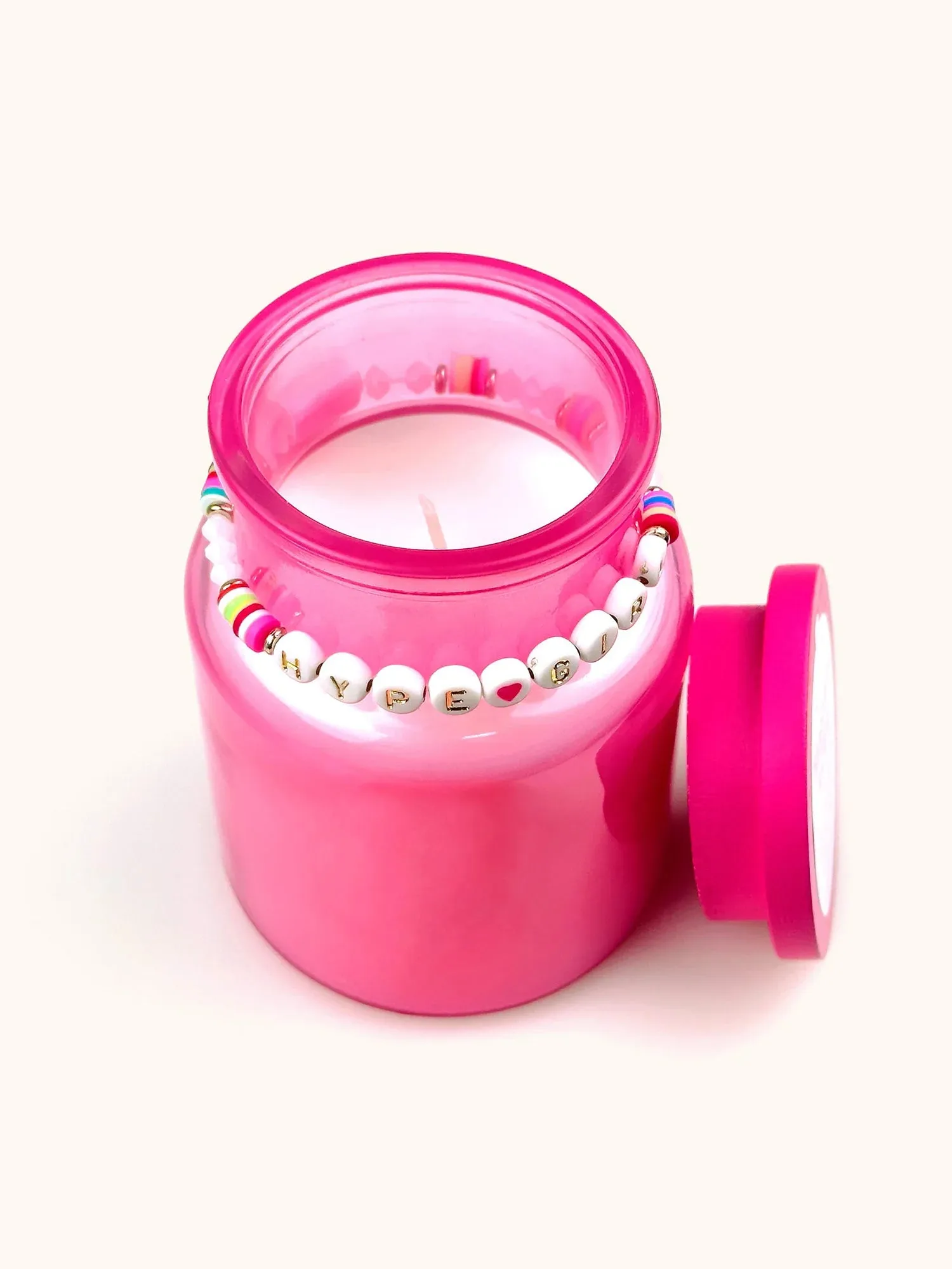 Hype Girl Candle & Bracelet Set
