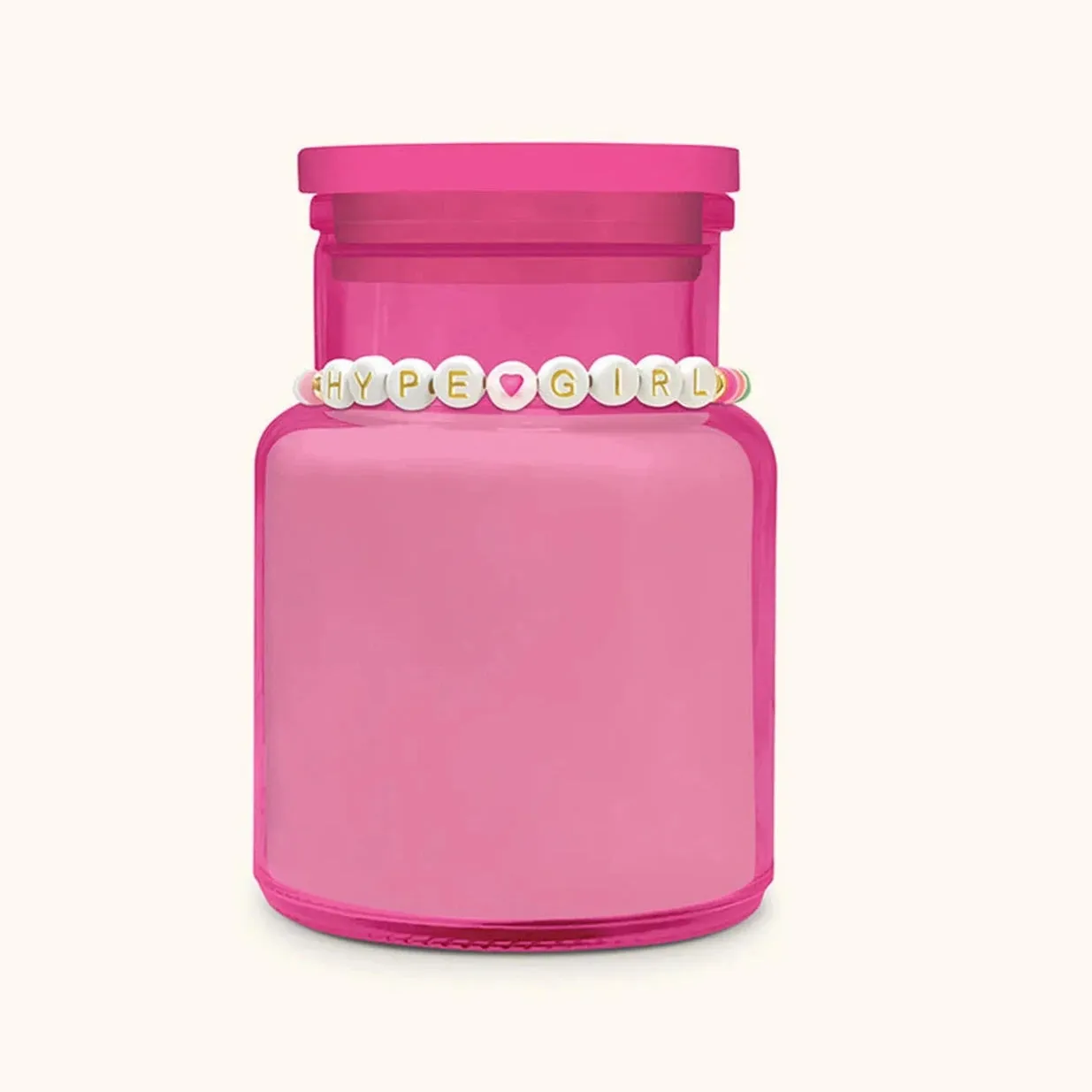 Hype Girl Candle & Bracelet Set