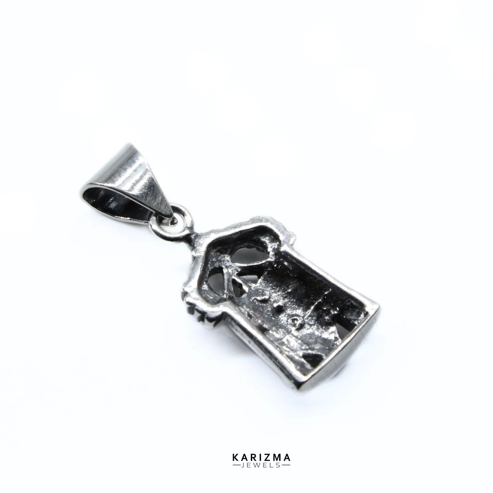 Indian design 925 Sterling Silver Oxidized Finish Sri Balaji Pendant