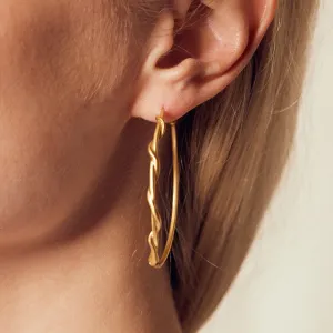 Infinite Energy Gold Serpent Earrings