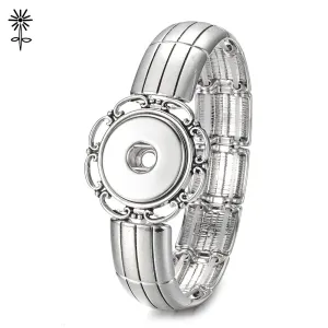 Jewerly Elastic Snap Bracelet Adjustable