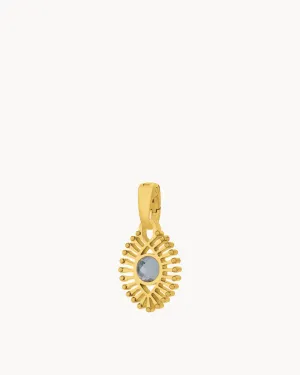 June Strength Luzzu Eye Birthstone Pendant, Gold
