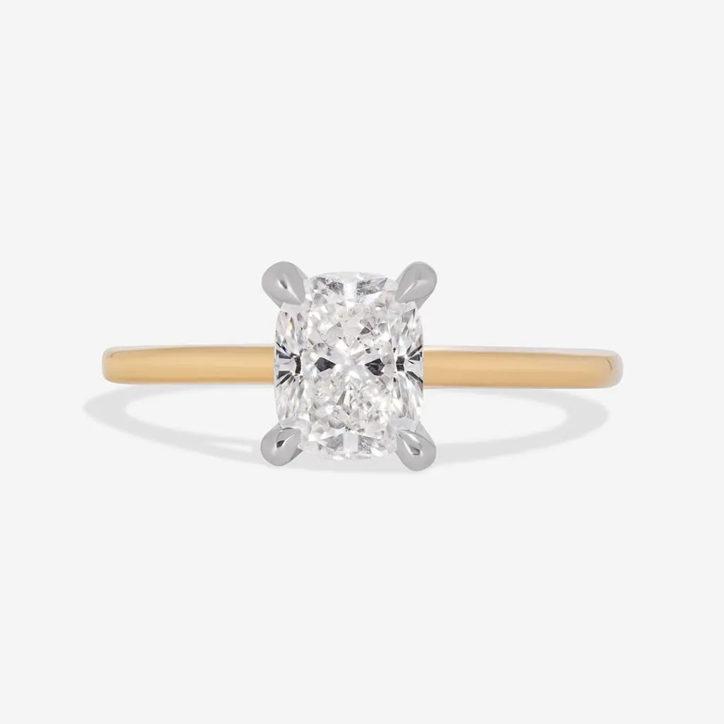 KARA | Cushion Solitaire Lab Diamond Set in 18ct Gold 1.00ct