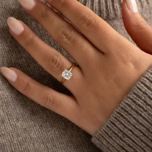 KARA | Cushion Solitaire Lab Diamond Set in 18ct Gold 1.00ct