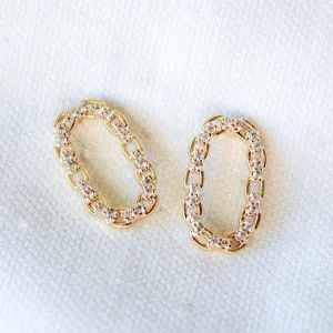 Kinsey Designs | Everly Gold Tone Post Earrings with CZ Crystal Accents
