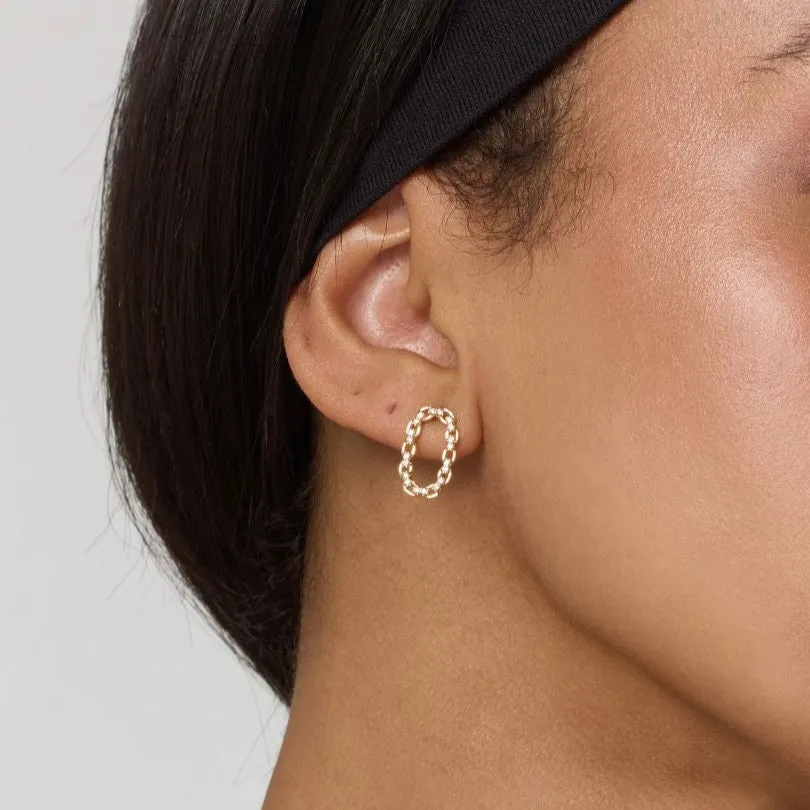 Kinsey Designs | Everly Gold Tone Post Earrings with CZ Crystal Accents
