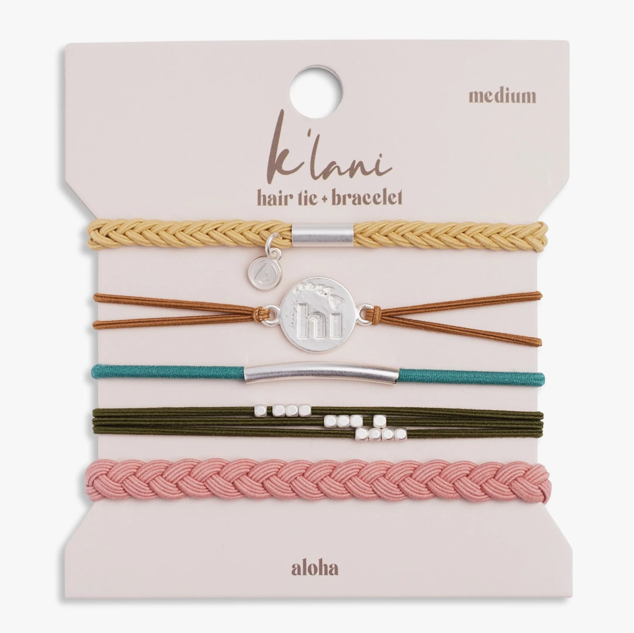K'Lani Hair Tie Bracelets - Aloha
