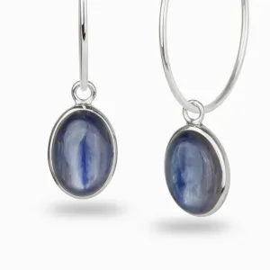 Kyanite Hoop Charms