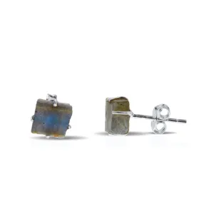 Labradorite Silver Earrings